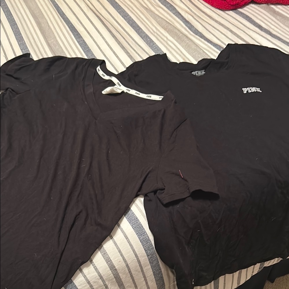 PINK Victoria's Secret Black T-Shirt